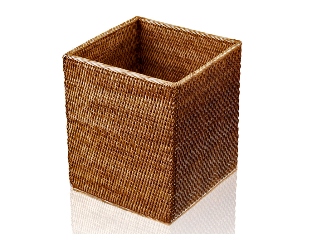 Kosz Na Mieci Decor Walther Basket Qk Rattan Dark W Calvado