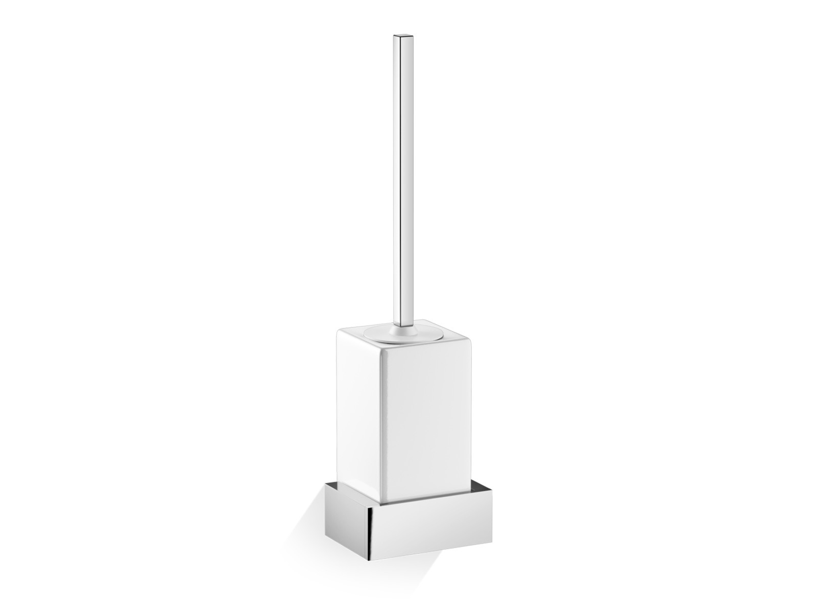 Szczotka do WC ścienna Decor Walther Brick BK WBG Chrome White