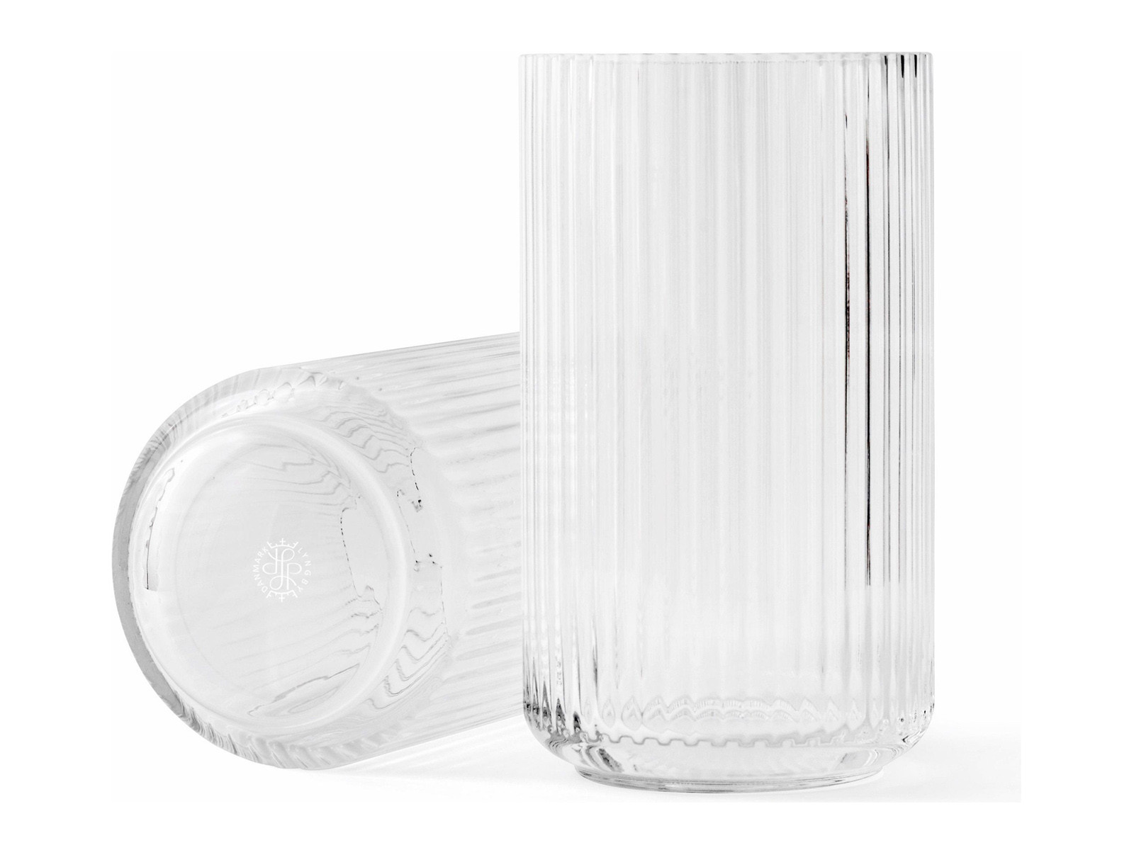 Wazon Lyngby Vase Glass Clear 38