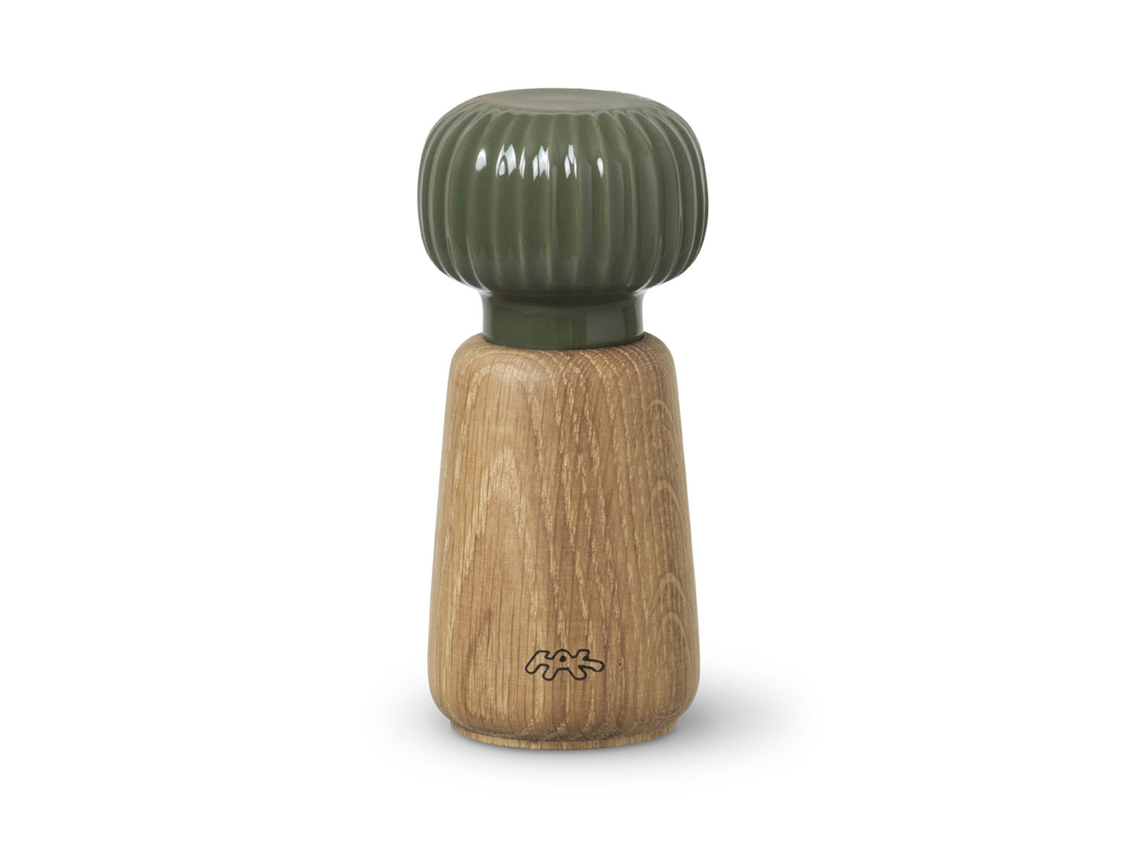 Młynek do soli lub pieprzu Kähler Hammershøi Grinder 14,5 Oak/Green