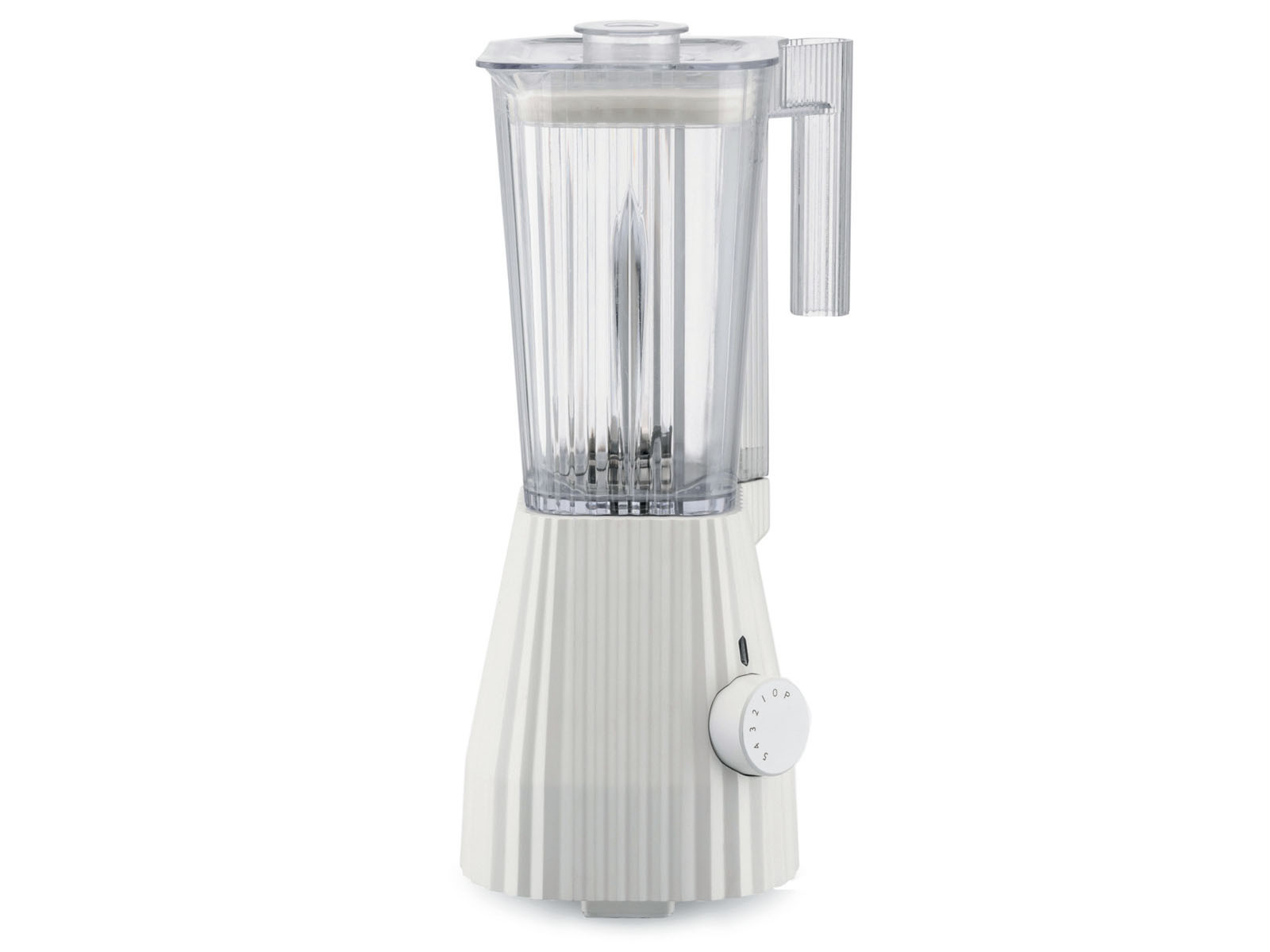 Blender kielichowy Alessi Plisse White