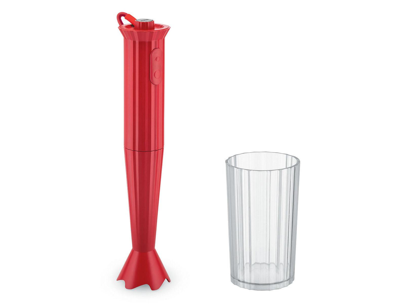 Blender ręczny Alessi Plisse Red