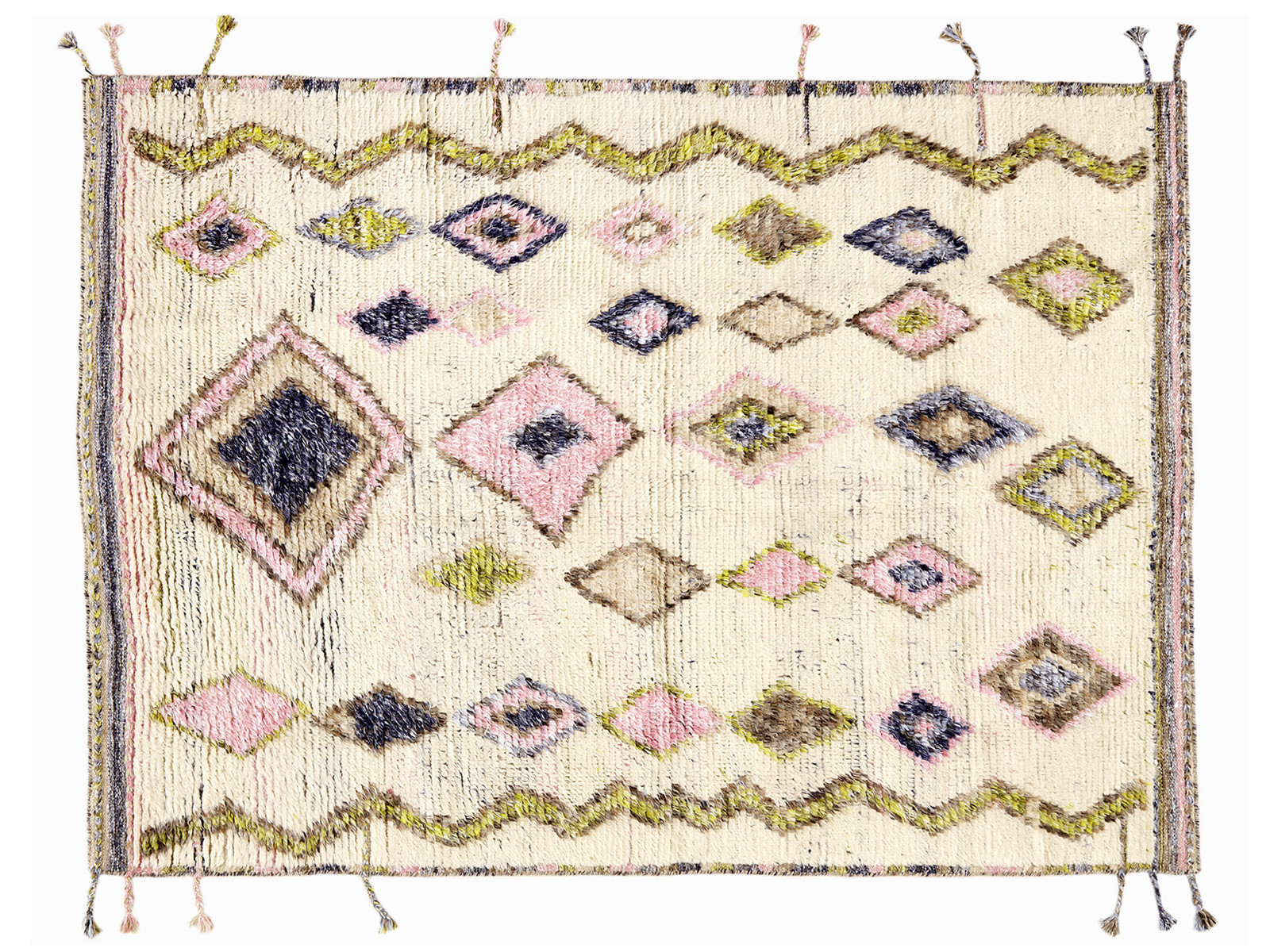 Dywan Reza's Maroko Tribe Ivory Multicolor 200x300