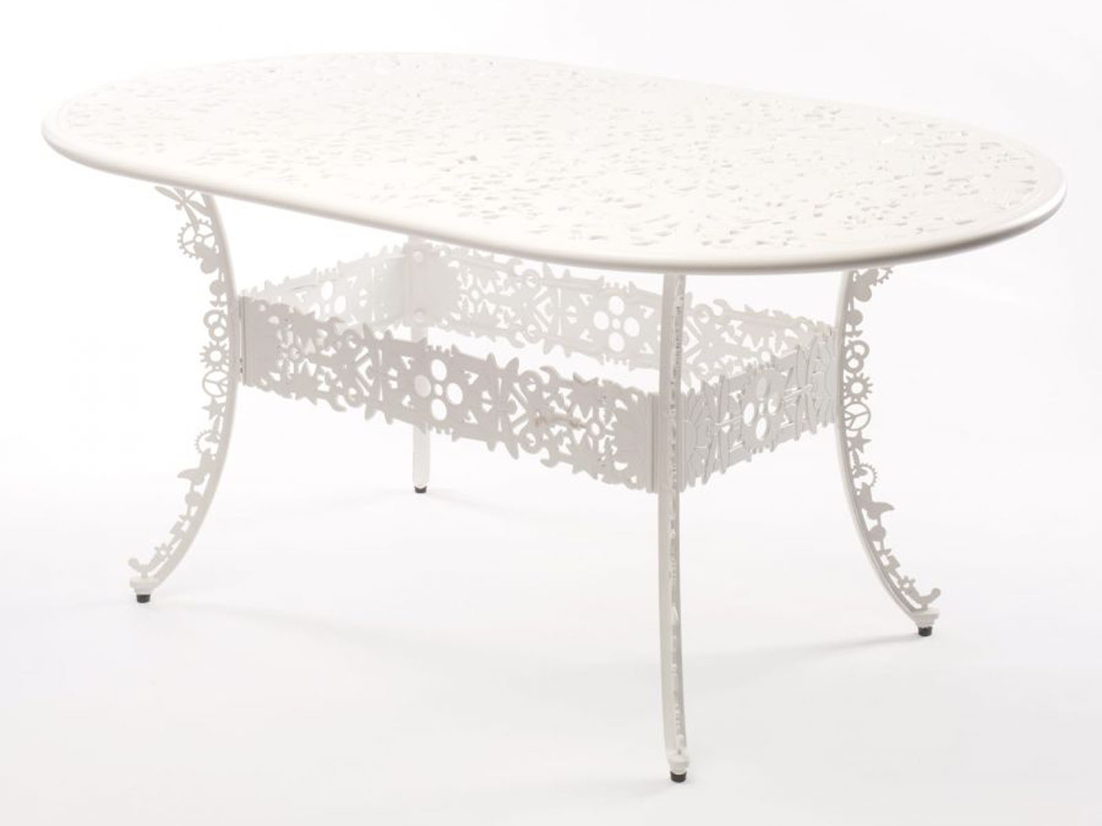 Stół Seletti Industry Garden Table White Oval