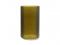 Wazon Lyngby Vase Glass Olive 25..