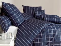 Pościel Janine Modern Classic Check Navy 135x200..