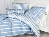 Pościel Janine Modern Classic Stripes Blue 135x200..