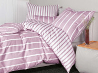 Pościel Janine Modern Classic Stripes Pink 135x200..