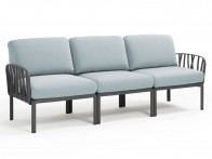 Sofa Nardi Komodo Antracite/Ice - 3-osobowa..