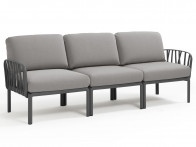 Sofa Nardi Komodo Antracite/Grey - 3-osobowa..