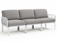 Sofa Nardi Komodo Bianco/Grey - 3-osobowa..