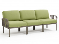 Sofa Nardi Komodo Taupe/Avocado - 3-osobowa..