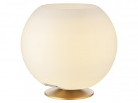 Lampa Kooduu Sphere Brass 3w1 z głośnikiem i coolerem..