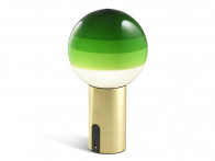 Lampa Marset Dipping Mobile LED Table Green Brass..