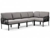 Sofa Nardi Komodo Antracite/Grey - 5-modułowa/narożnik..