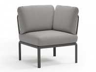 Sofa Nardi Komodo Antracite/Grey - moduł narożny..