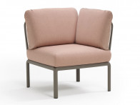 Sofa Nardi Komodo Taupe/Rosa - moduł narożny..