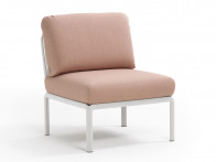 Sofa Nardi Komodo Bianco/Rosa - moduł środkowy..