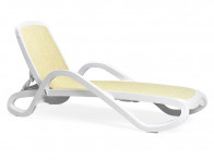 Leżak Nardi Alfa Sunlounger Bianco/Beige..