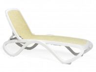 Leżak Nardi Alfa/Omega Sunlounger Bianco/Beige..