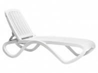 Leżak Nardi Tropico Sunlounger Bianco..