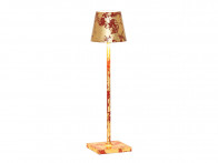 Lampa Zafferano Poldina LED Table 27 Craquele Gold/Red..