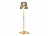 Lampa Zafferano Poldina LED Table 27 Craquele Gold/Blue..