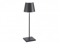 Lampa Zafferano Poldina LED Table 38 Grey..