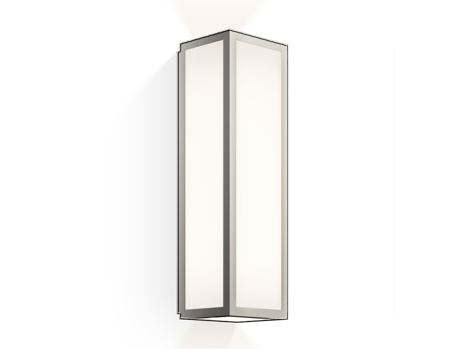 Lampa ścienna lub sufitowa plafon Decor Walther Bauhaus 1 LED Nickel Satin