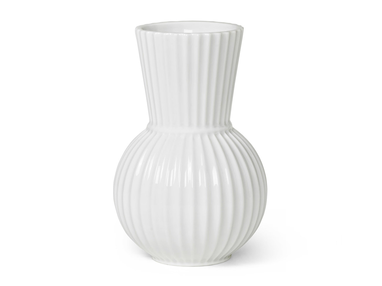 Wazon Lyngby Porcelain Tura White 18