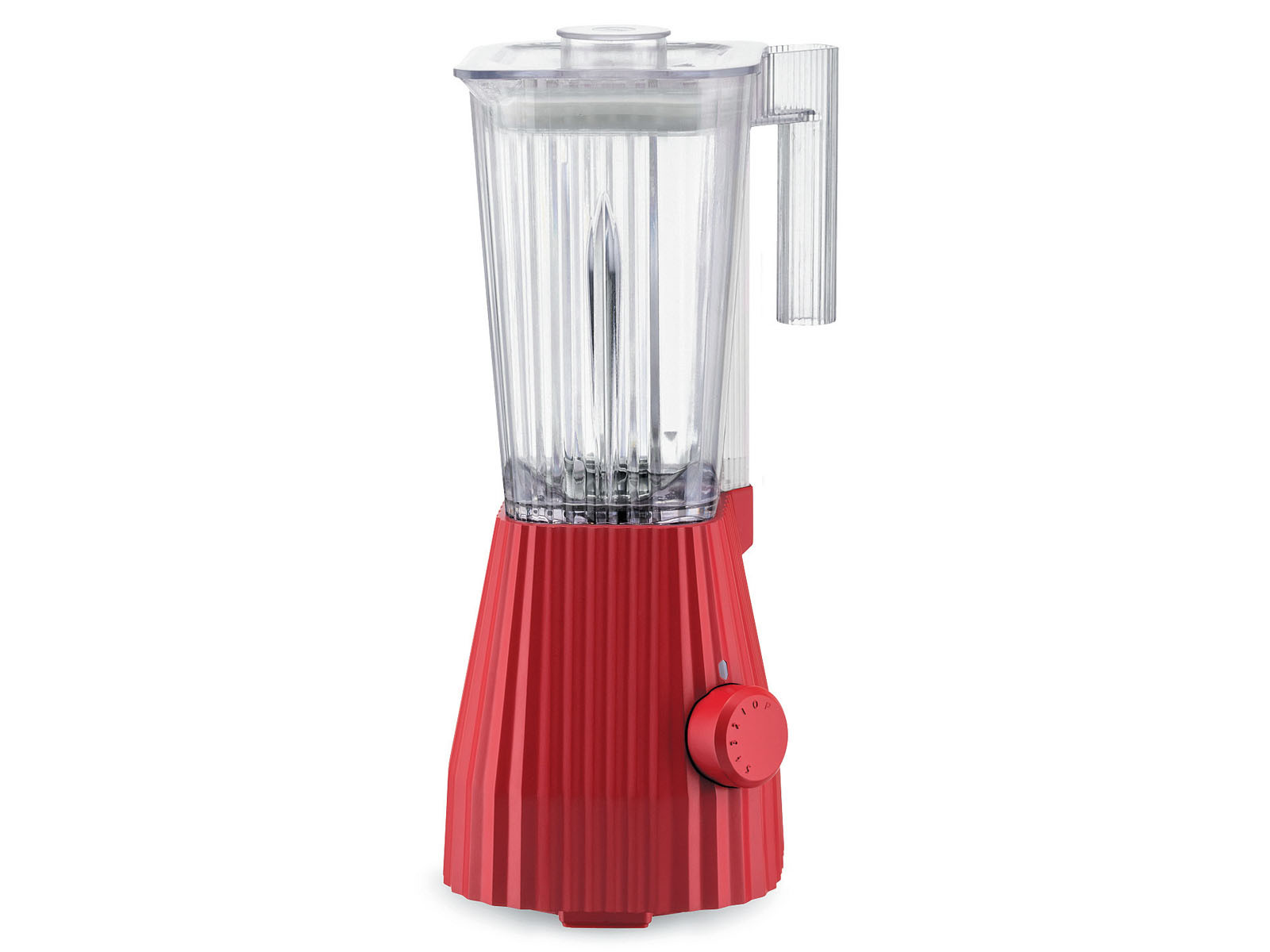 Blender kielichowy Alessi Plisse Red