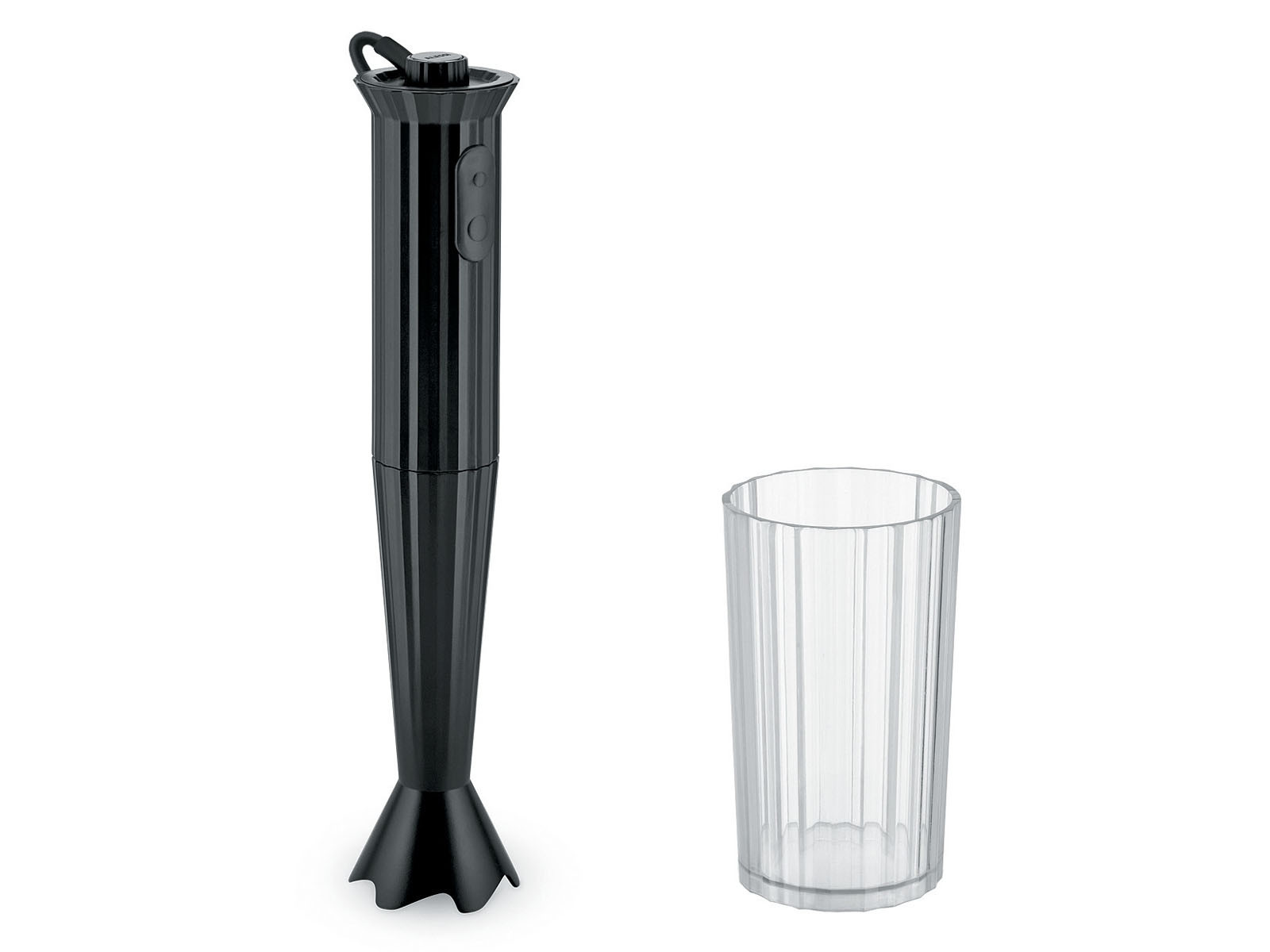 Blender ręczny Alessi Plisse Black