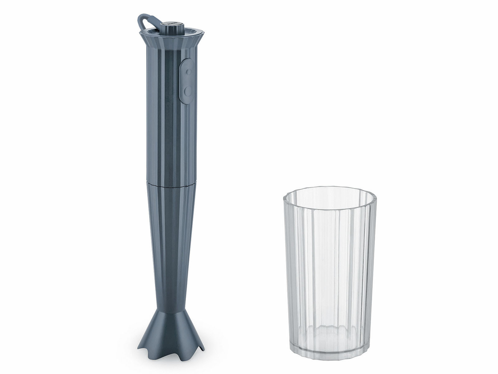 Blender ręczny Alessi Plisse Grey