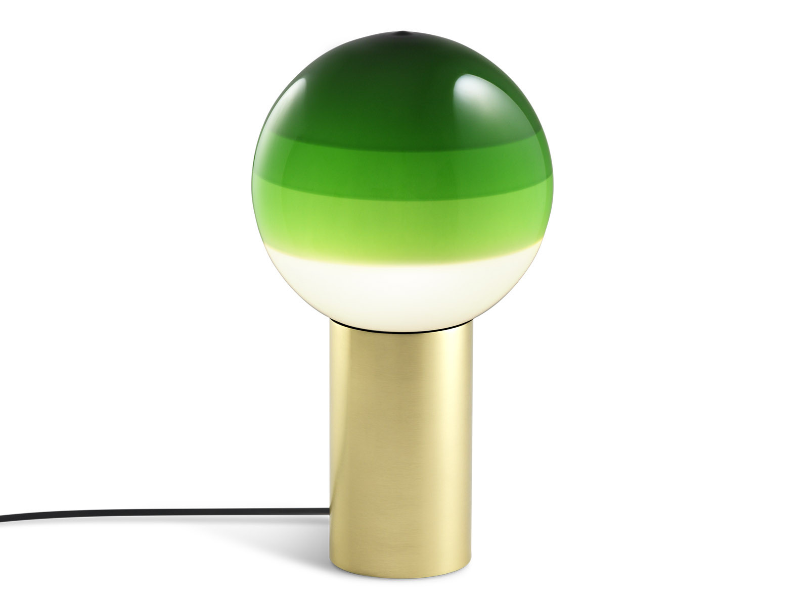 Lampa Marset Dipping Light LED Table Green Brass 54cm