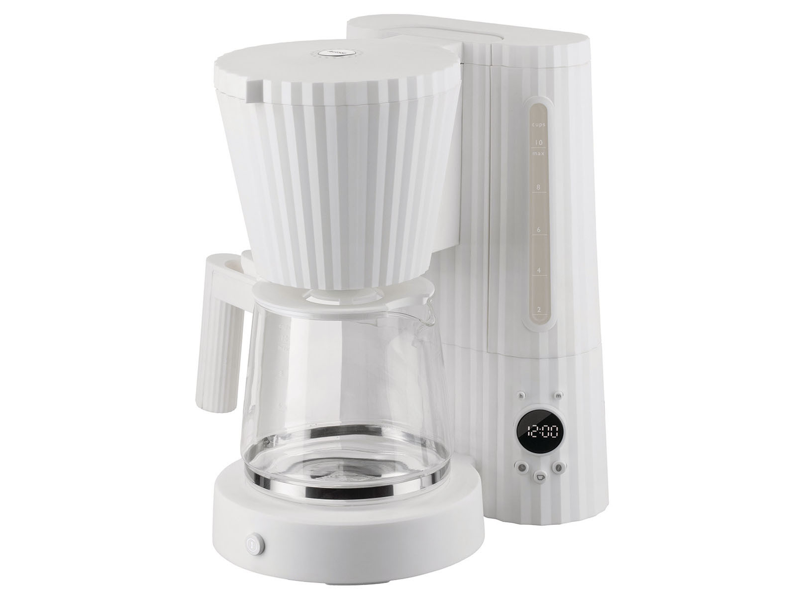 Ekspres przelewowy Alessi Plisse White