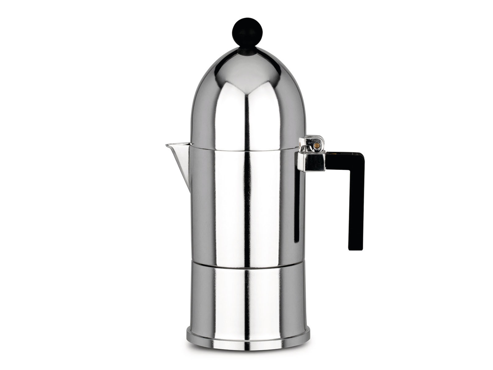 Kawiarka ciśnieniowa Alessi La Cupola Silver Black 150ml x3