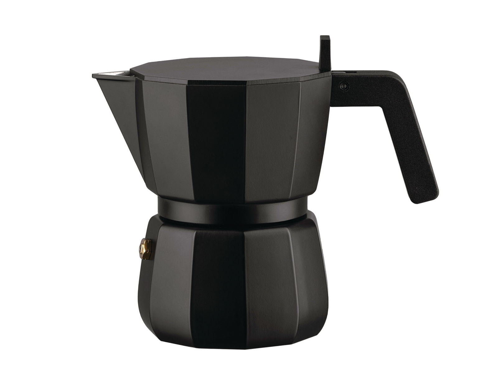 Kawiarka ciśnieniowa Alessi Moka 150ml x3 Black Matt