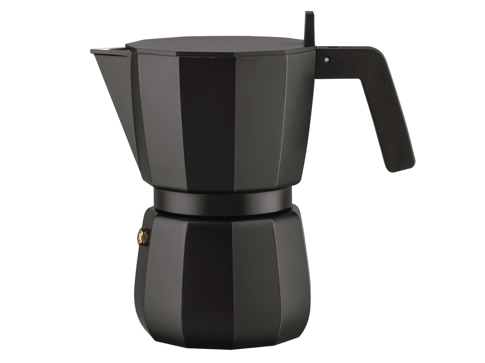 Kawiarka ciśnieniowa Alessi Moka 300ml x6 Black Matt