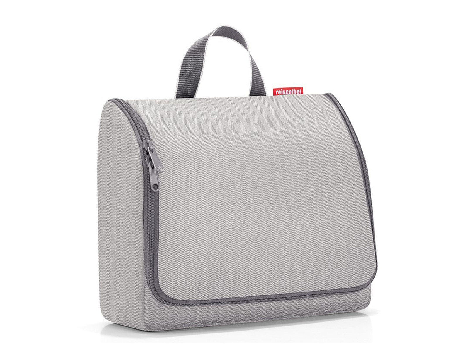 Kosmetyczka Reisenthel ToiletBagXL Herringbone Grey