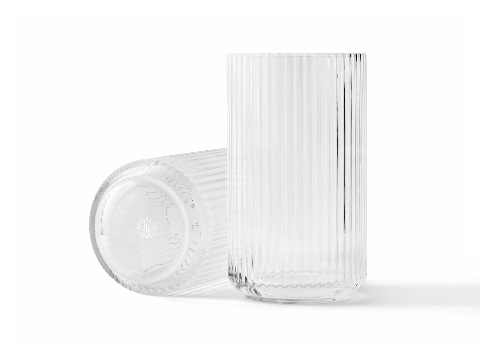 Wazon Lyngby Vase Glass Clear 20