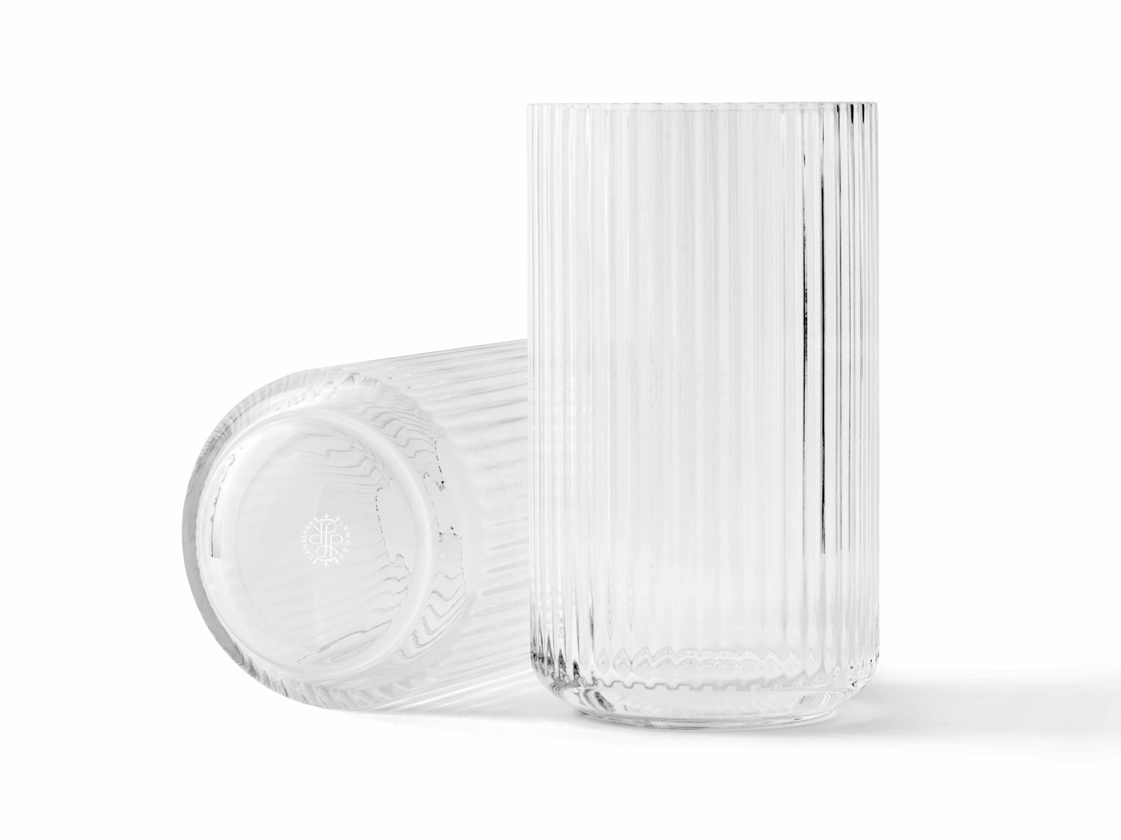 Wazon Lyngby Vase Glass Clear 25