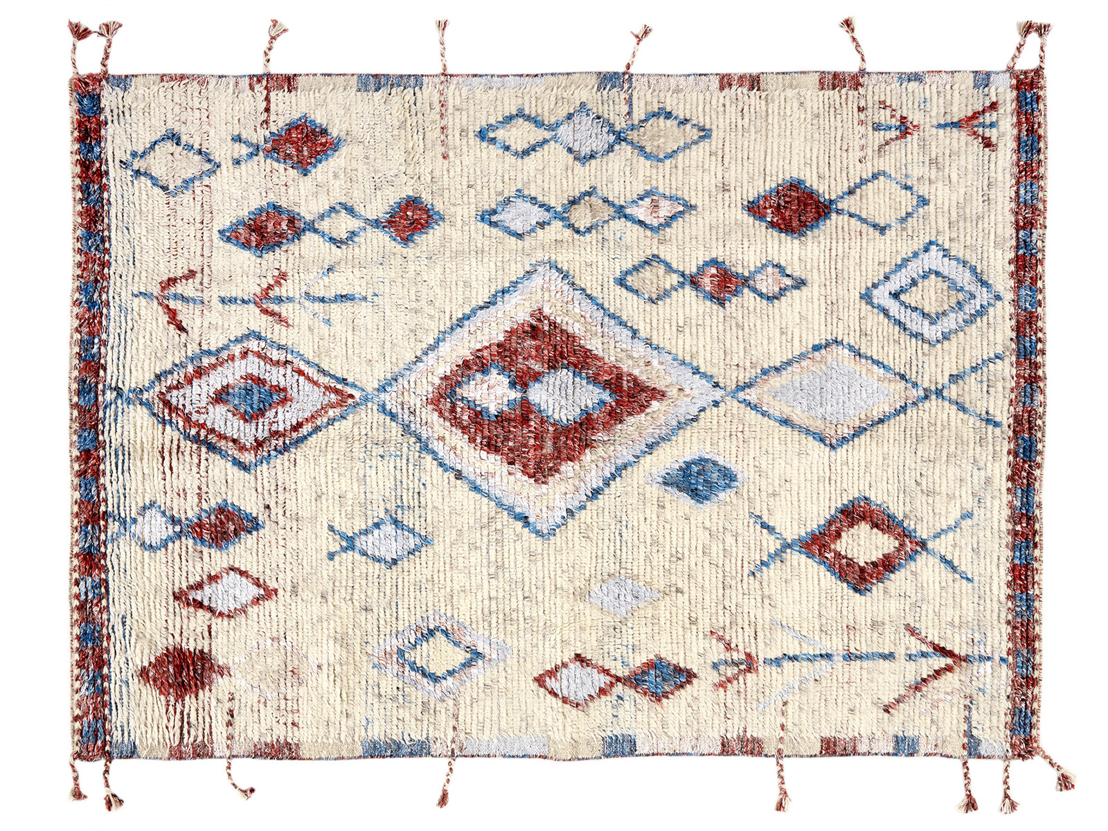 Dywan Reza's Maroko Tribe Ivory Red 200x300