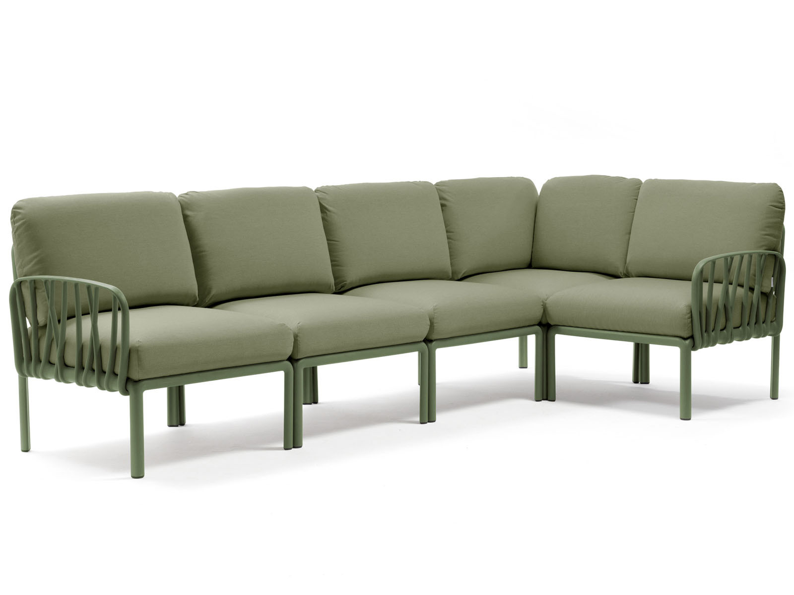 Sofa Nardi Komodo Agave/Giungla - 5-modułowa/narożnik