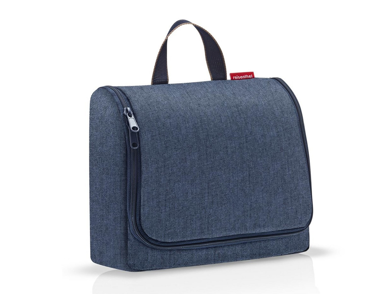 Kosmetyczka Reisenthel ToiletBagXL Herringbone Dark BLue