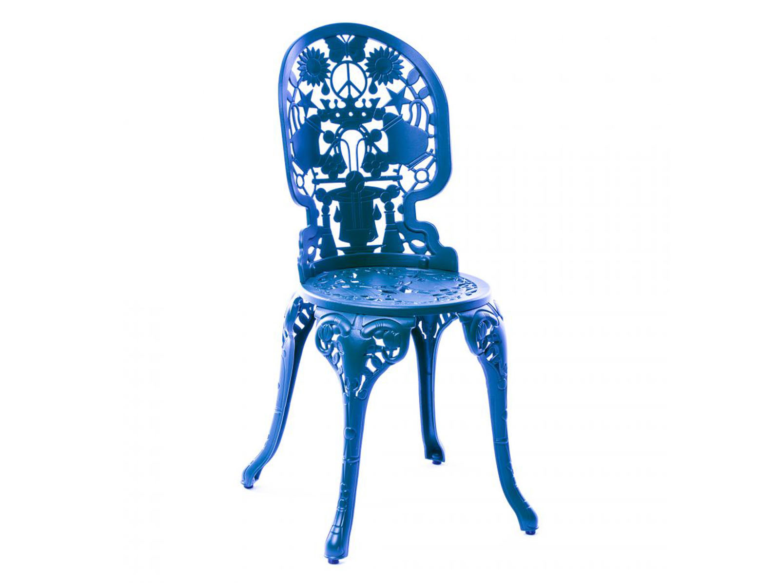 Krzesło Seletti Industry Garden Chair Blue