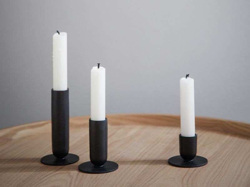 Świecznik zestaw x3 Menu Luster Candle Holder